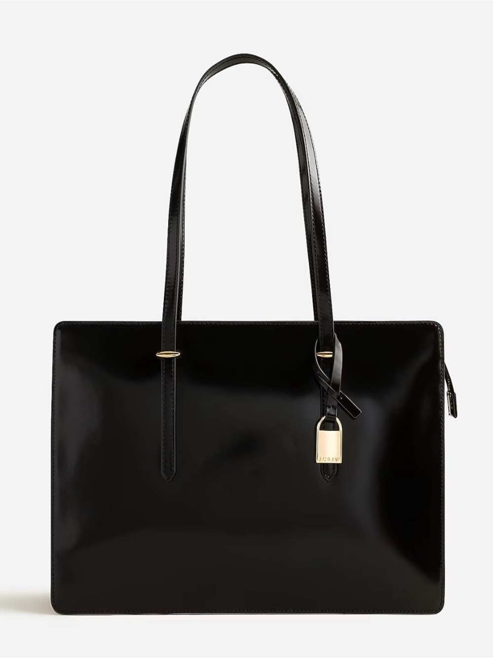 J Crew Edie structured bag in Italian leather